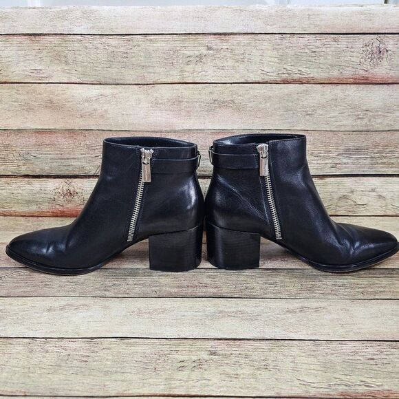 MICHAEL Michael Kors Women's Saylor Ankle Boots, Black Size 6.5M - Picture 4 of 13